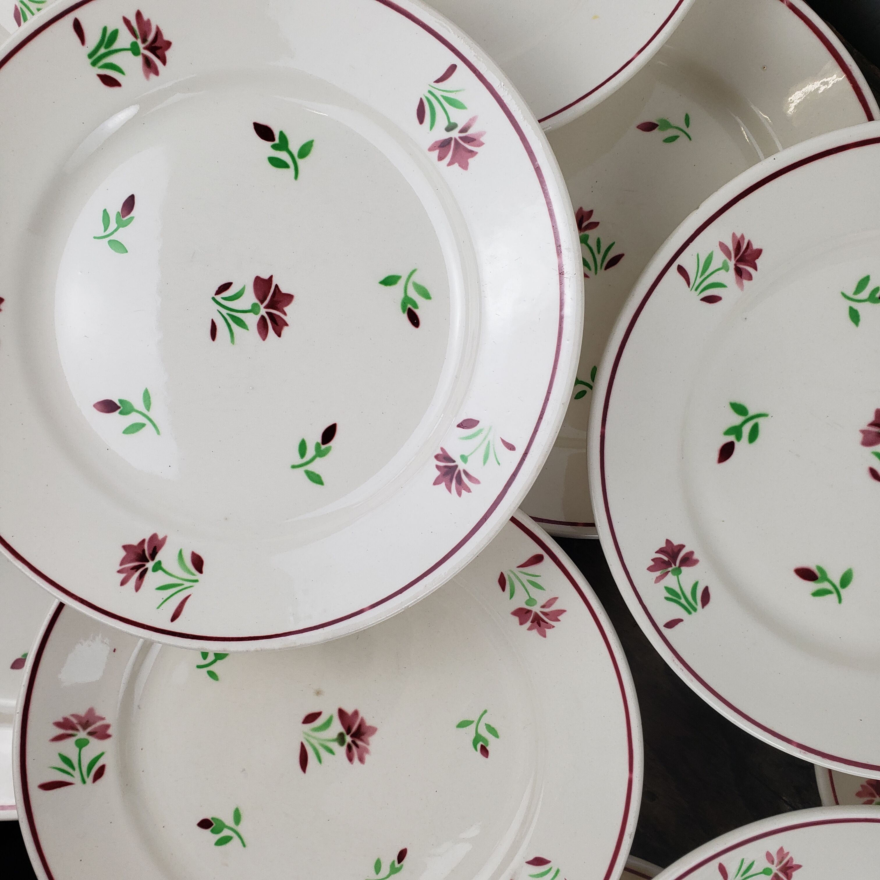 Flat plates x12 - Badonviller