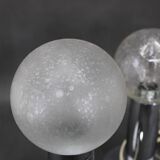 1970s Pair of Chrome Plated Lamps ,Italy