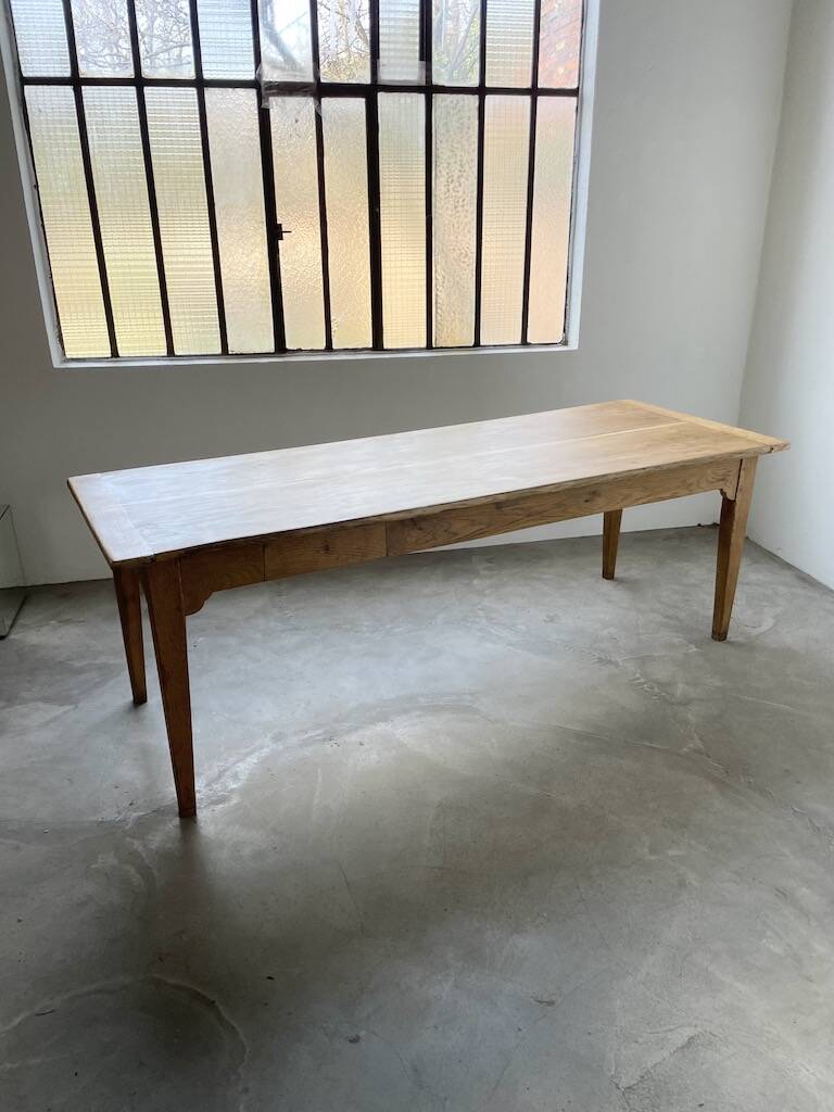 Oak farm table 220 cm