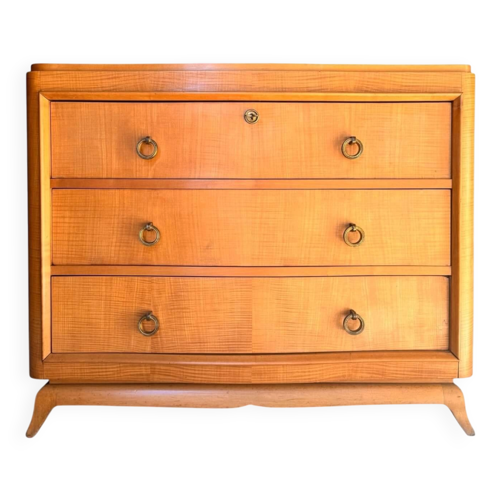 Commode en sycomore René Prou, vers 1940