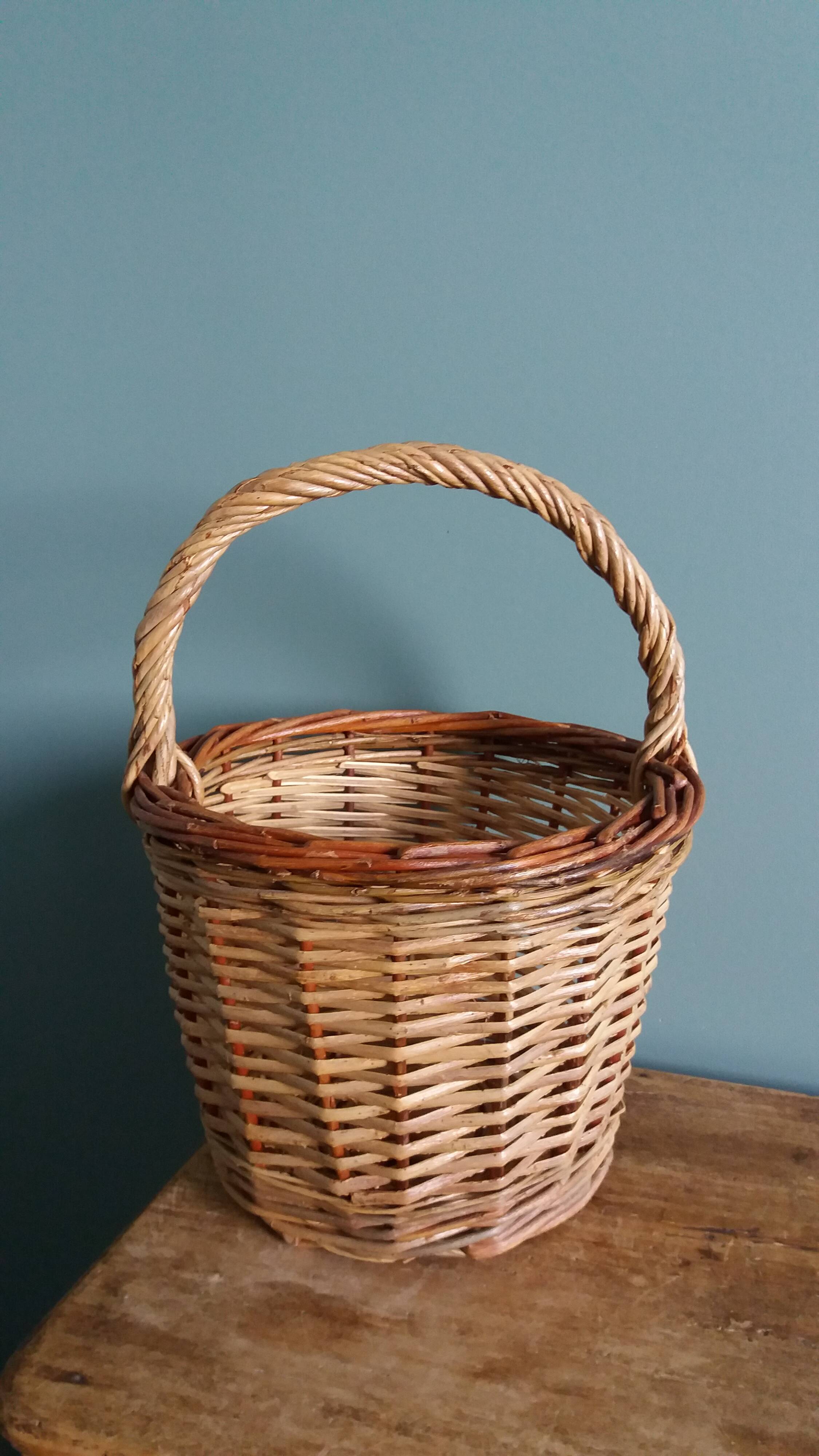 Panier à anse en osier