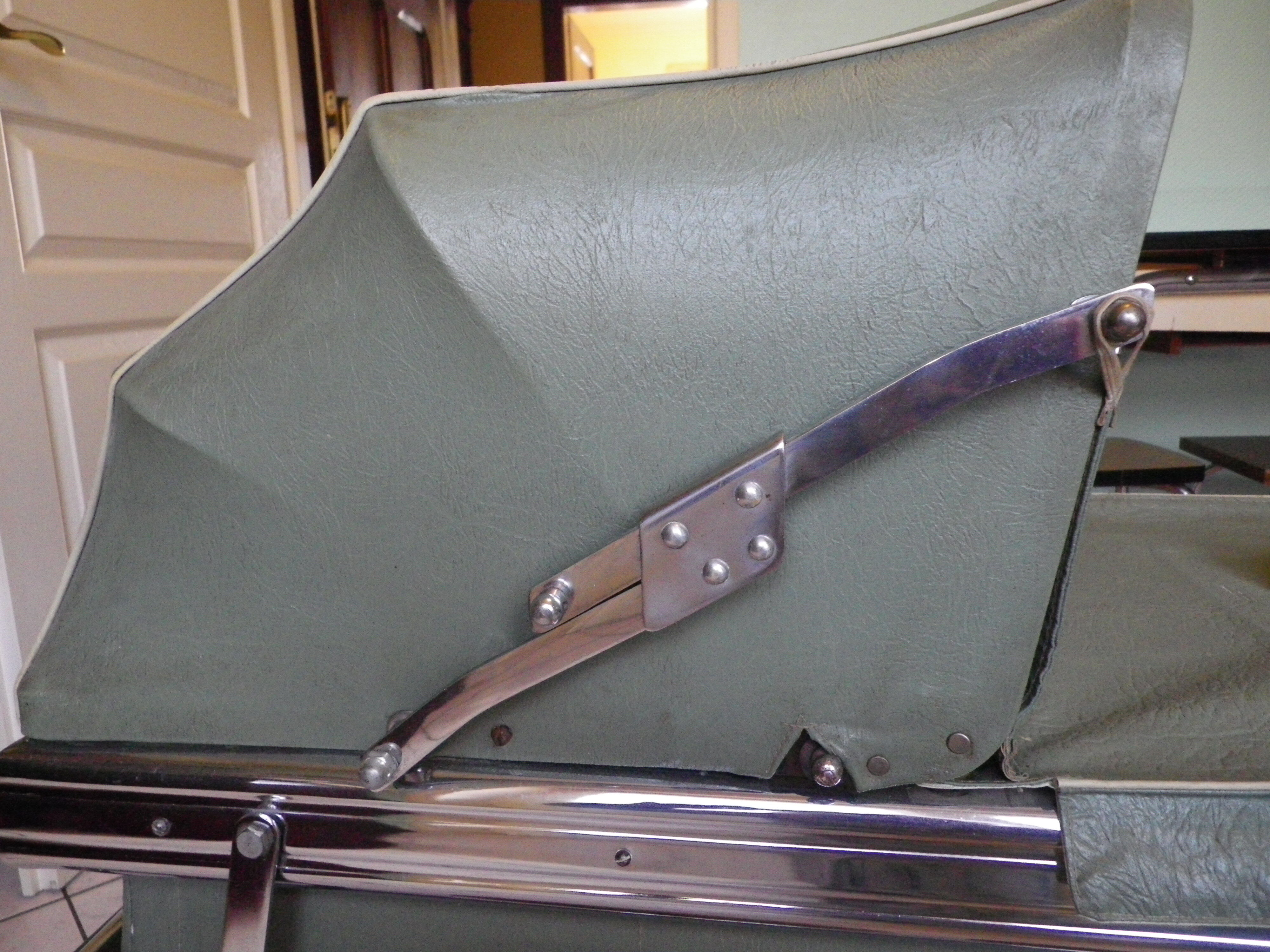 Landeau repliable d'origine de marque Flandria années 50