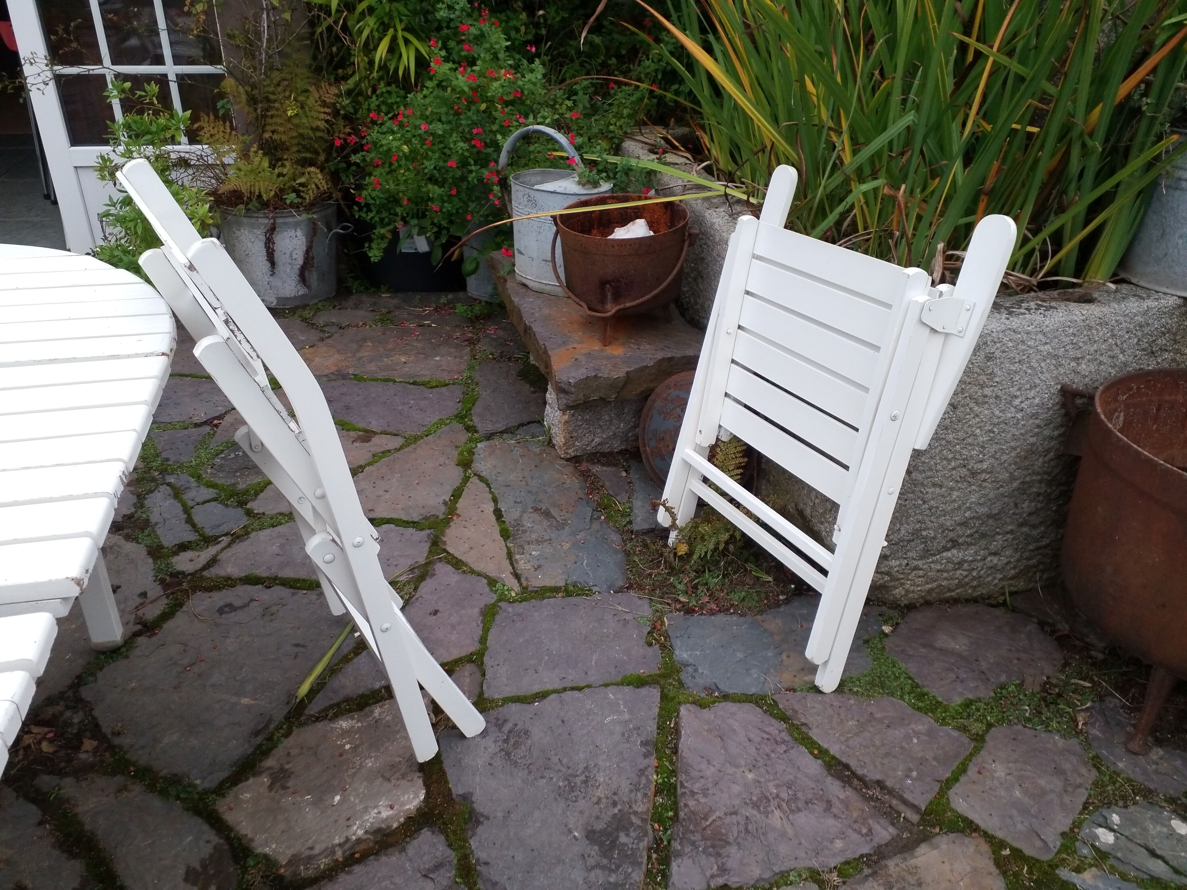 Wooden garden furniture