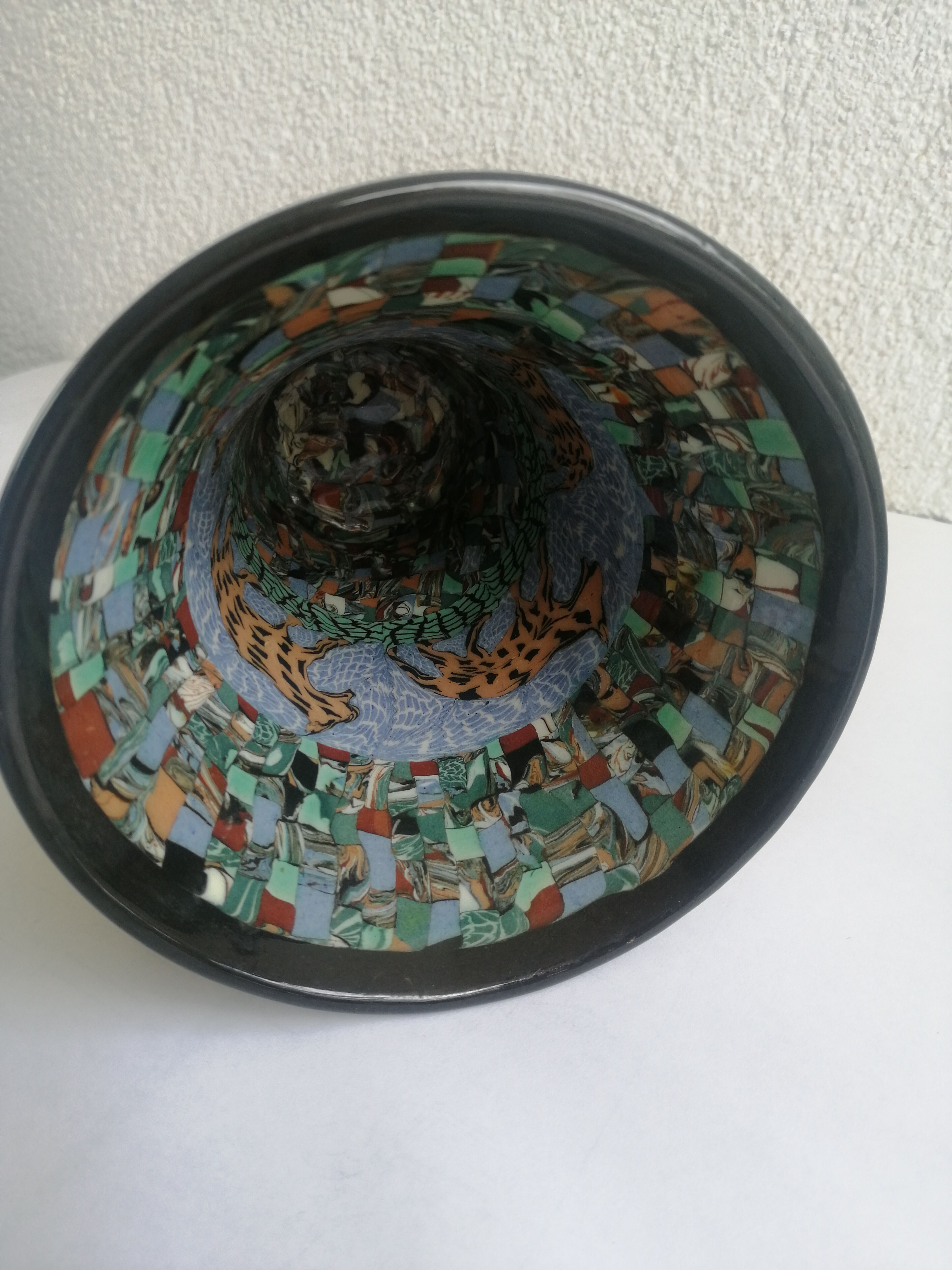 Vase Gerbino decorations wolves