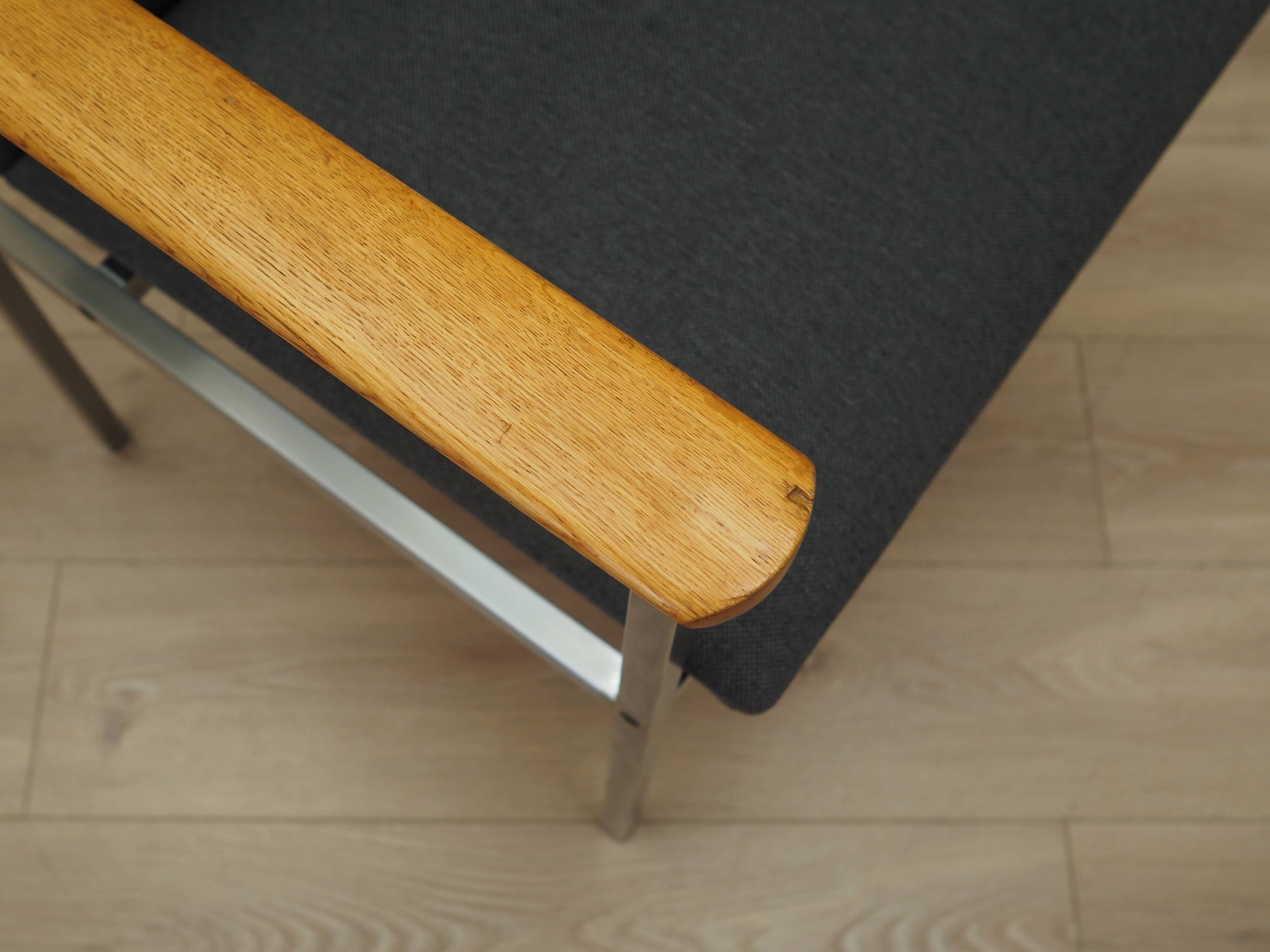 Grey armchair, Danish design, 1960s, designer: Sigvard Bernadotte, manufact