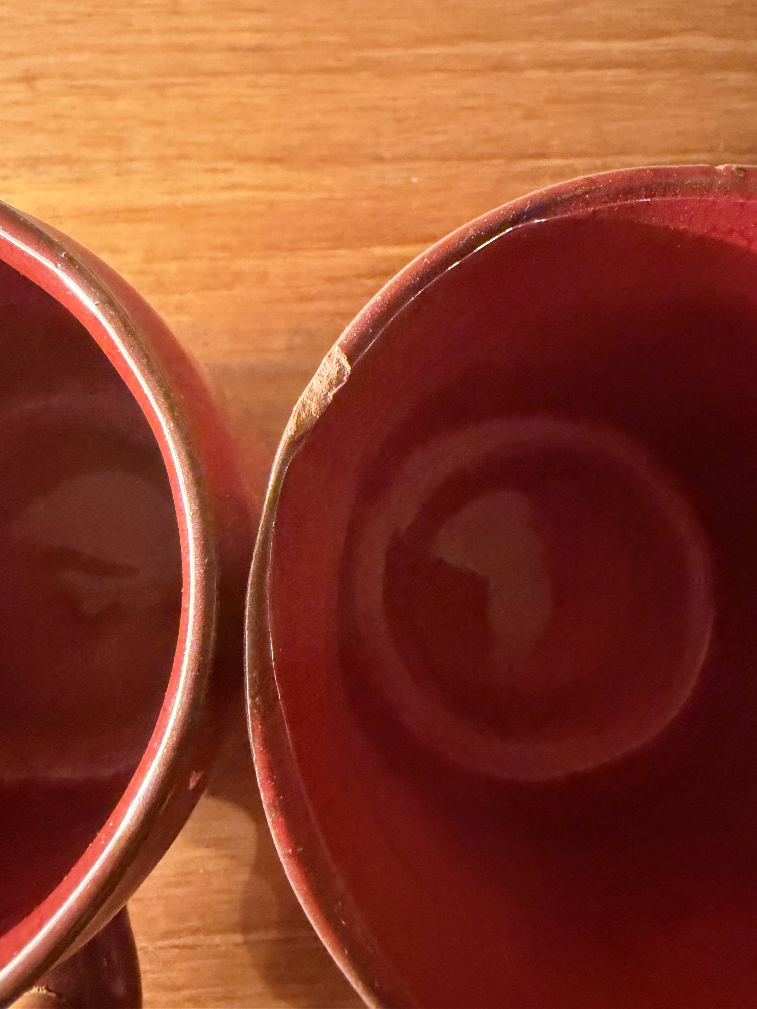 Cloutier Brothers red mugs