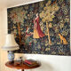 Large tapestry Robert Four Aubusson – Medieval Orchard – 140 x 190 cm