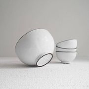 Set of studio pottery bowls mid-century, 1960s