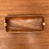 Teak bowl from the mid-century, 1960s.