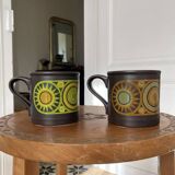 Staffordshire mugs 1970