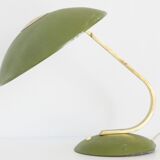 Important khaki saucer 1950 vintage 50's rockabilly desk lamp desk lamp