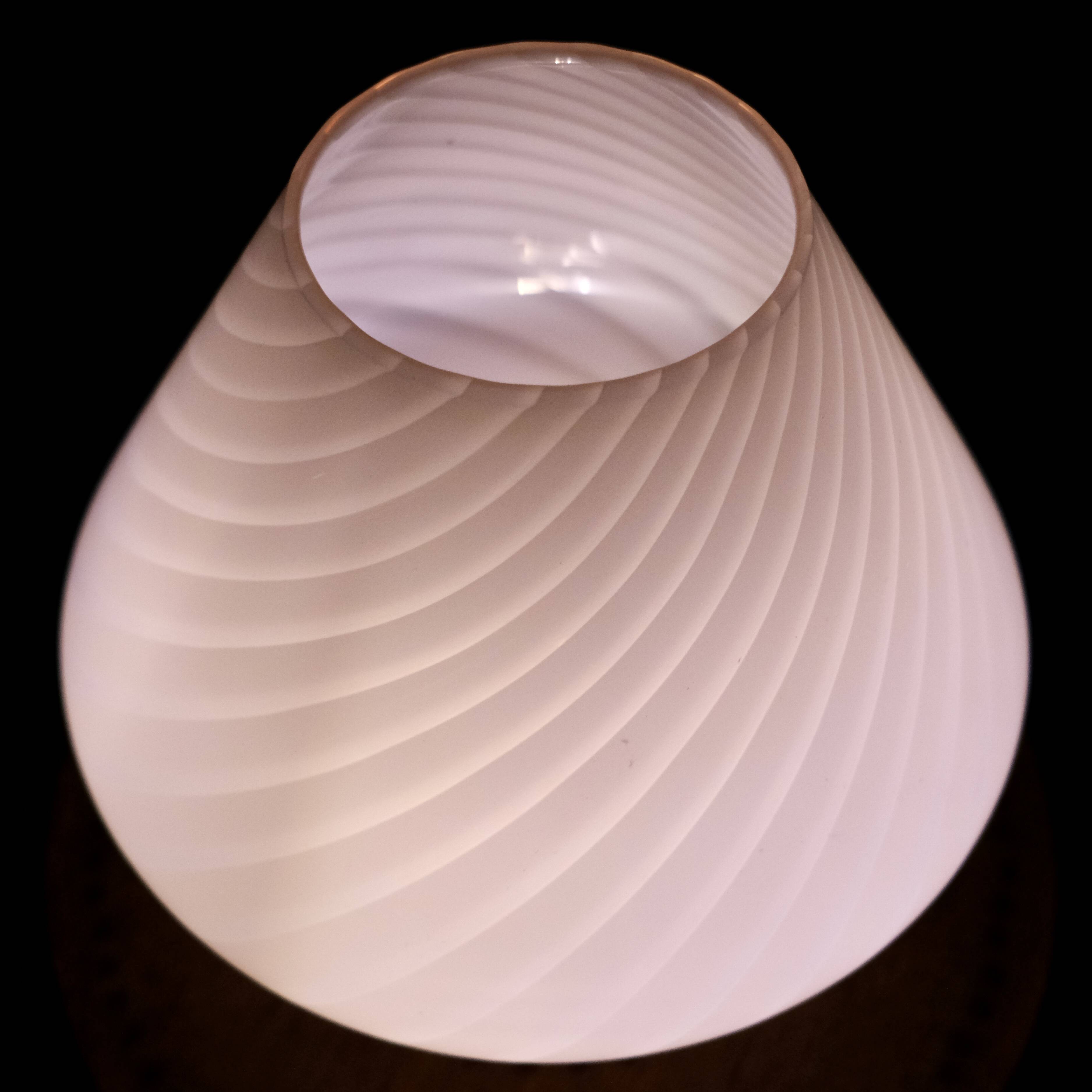 Murano glass mushroom lamp, Italy, 1970s