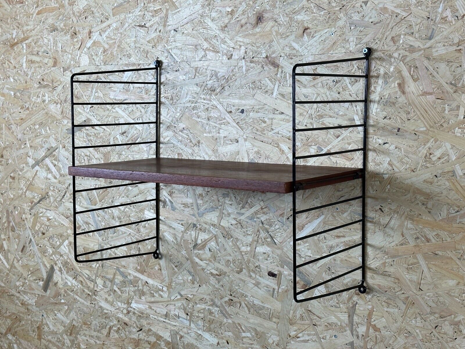 60s 70s teak string shelf module by Kajsa & Nils "Nisse" Strinning Sweden