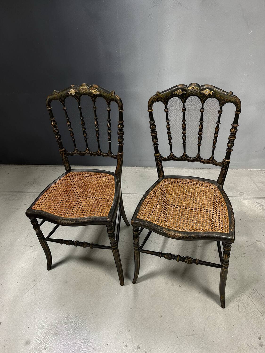 Pair of Napoleon III chairs