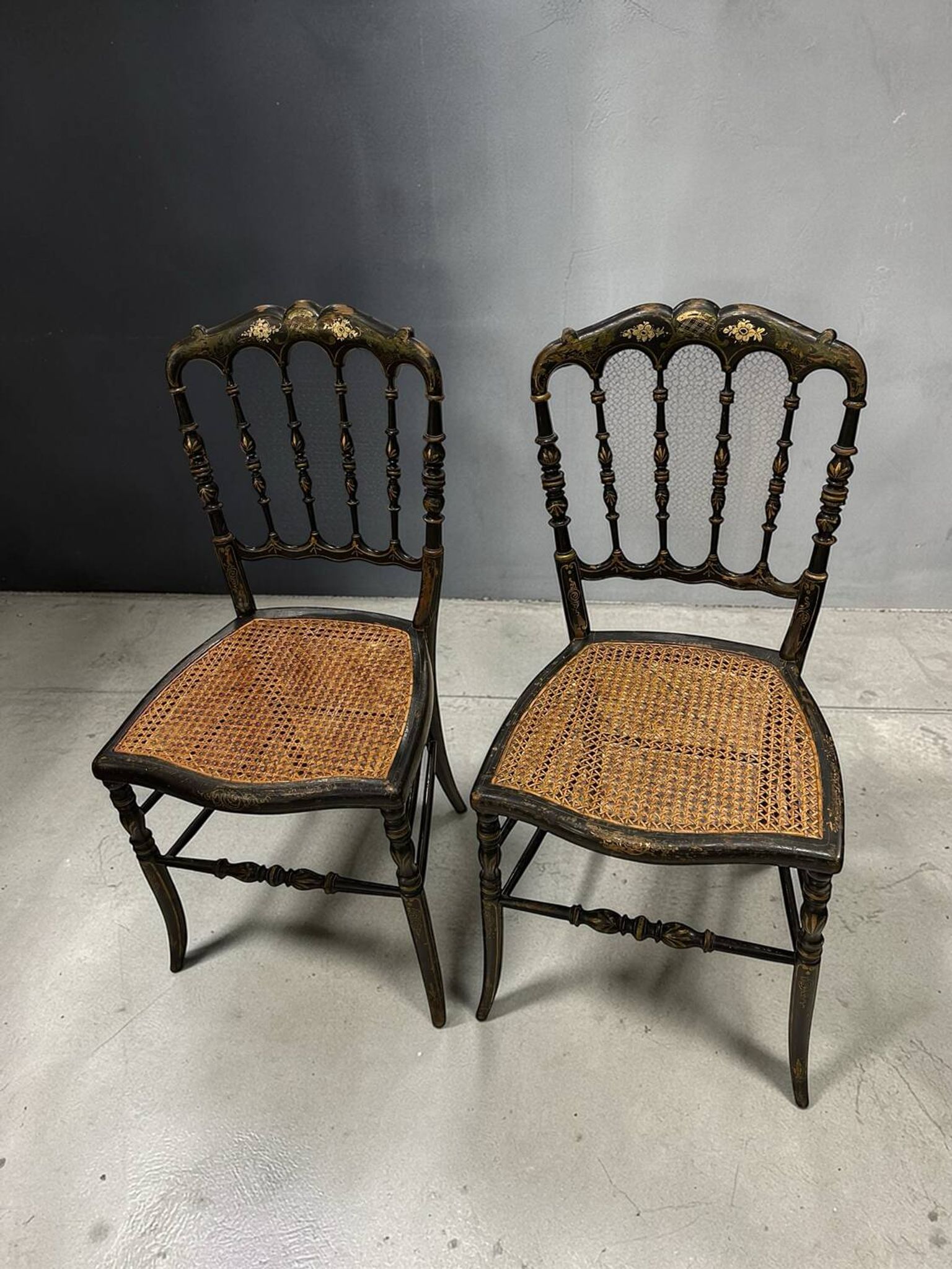 Paire de chaise Napoléon III