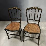 Paire de chaise Napoléon III