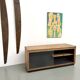 Double-sided display counter with 20 drawers