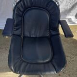 Pair of Gastone Rinaldi Radiofreccia chrome armchairs