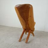 Vintage african birthing chair, 1960s