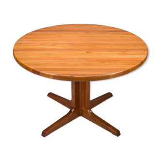 Mid-century Teak Round Dining Table from Gudme Møbelfabrik