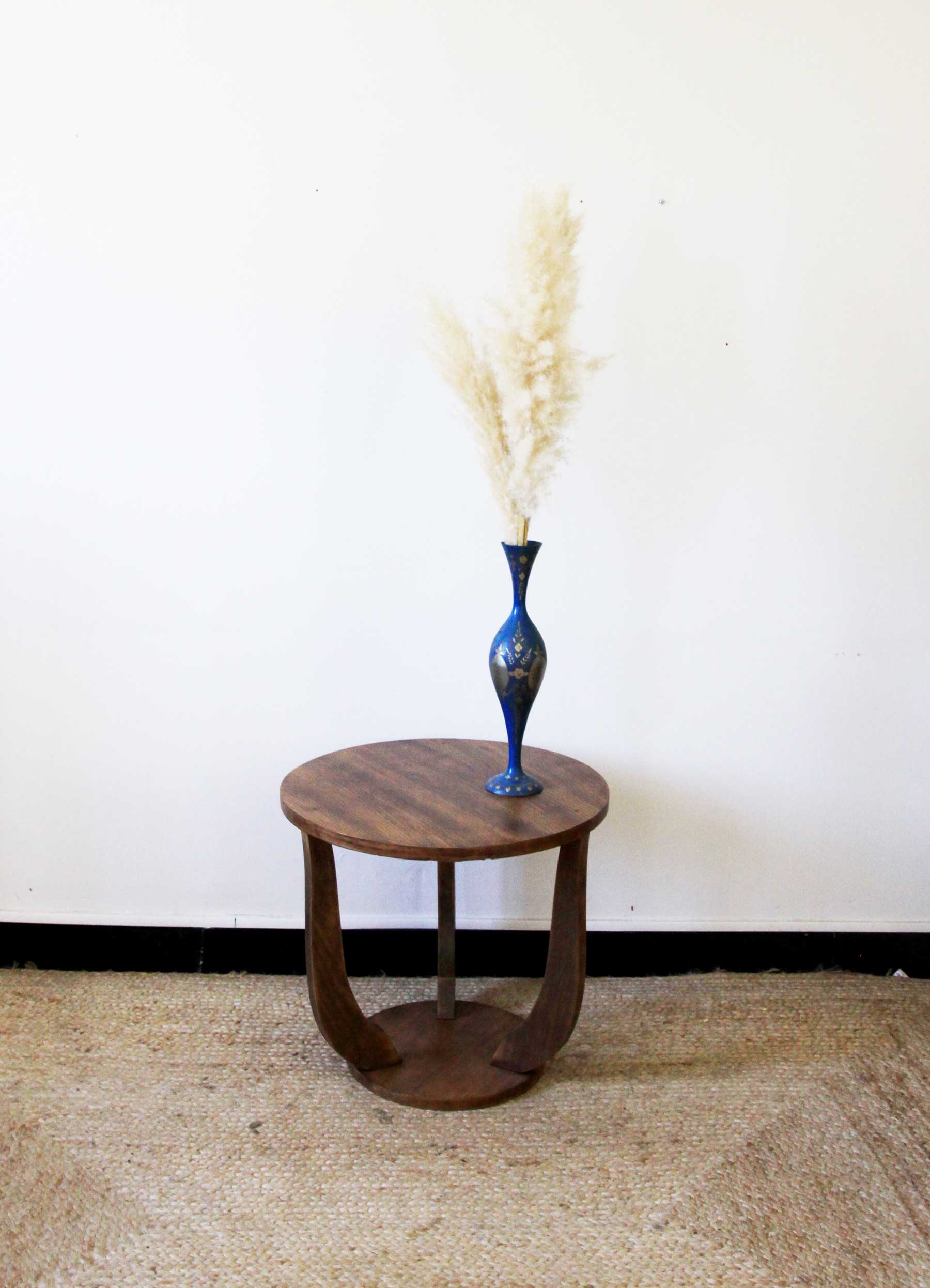 Old wooden side table