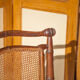 Canned armchair wood imitation bamboo, colonial armchair, interior decoration