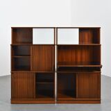 Pair of oscar furniture bookcases, circa 1955