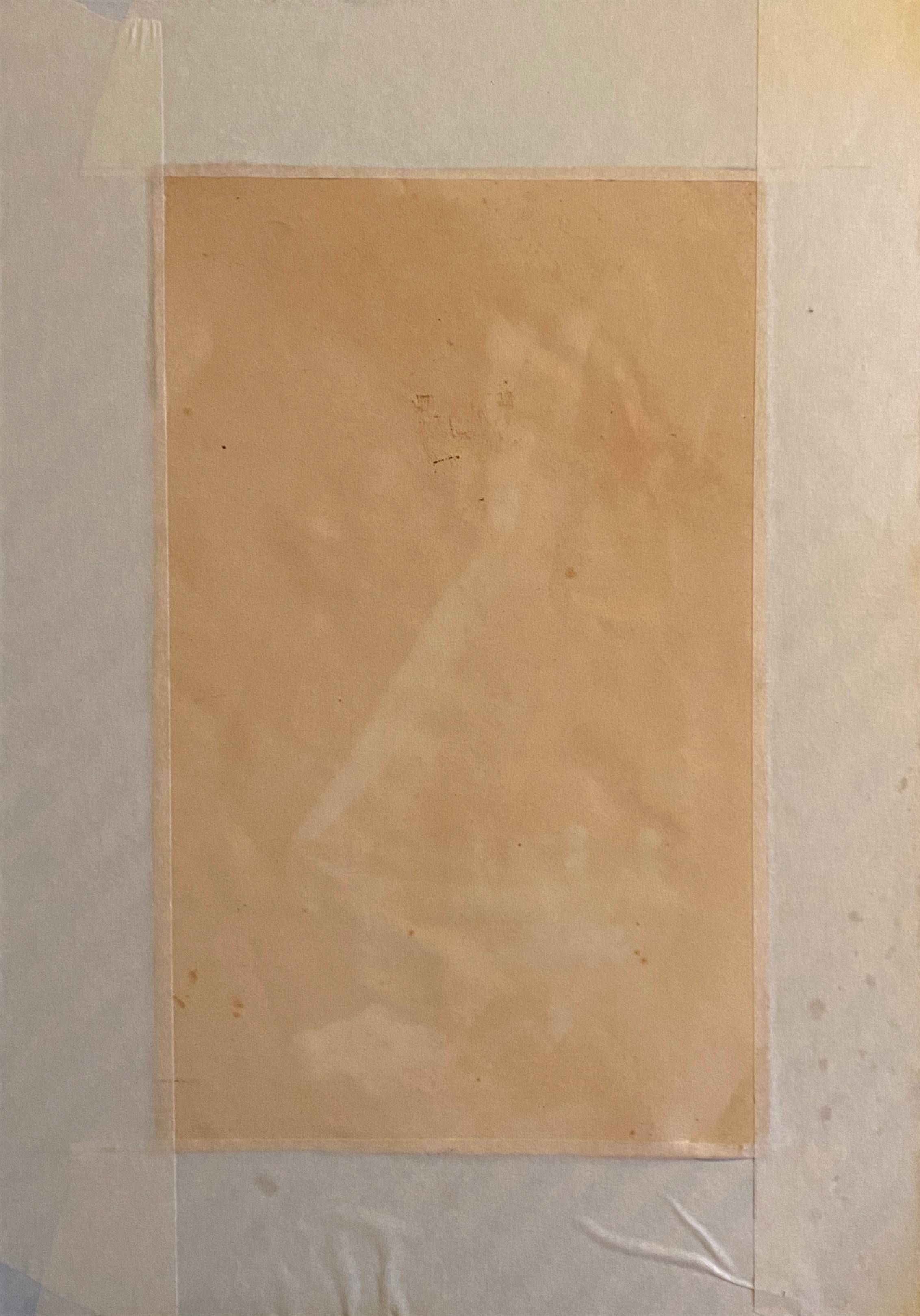 Old watercolor painting "Sailboat sailing" signed Simonet