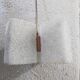 Hanging 3 teak and vintage perspex lights