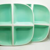 Divided mint serving plates