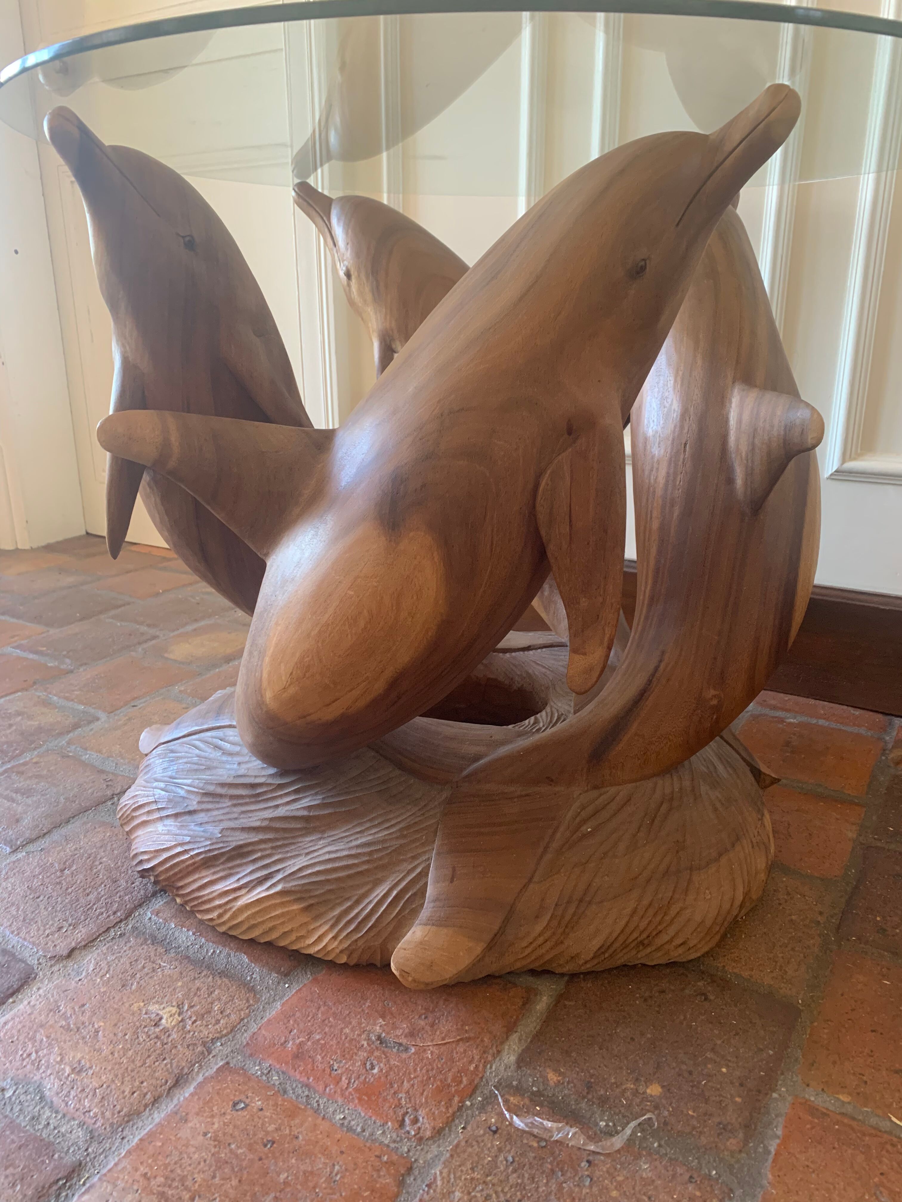 Dolphin coffee table