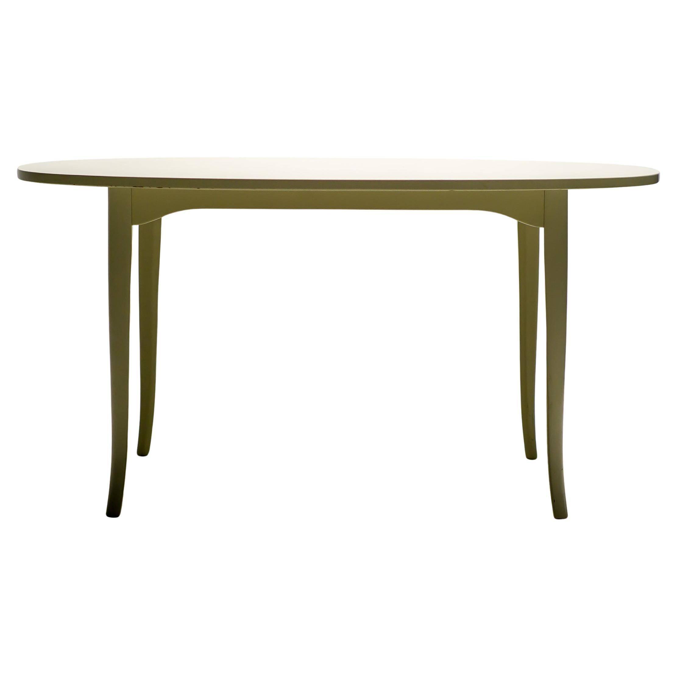 Table d'appoint blanche Carl Malmsten