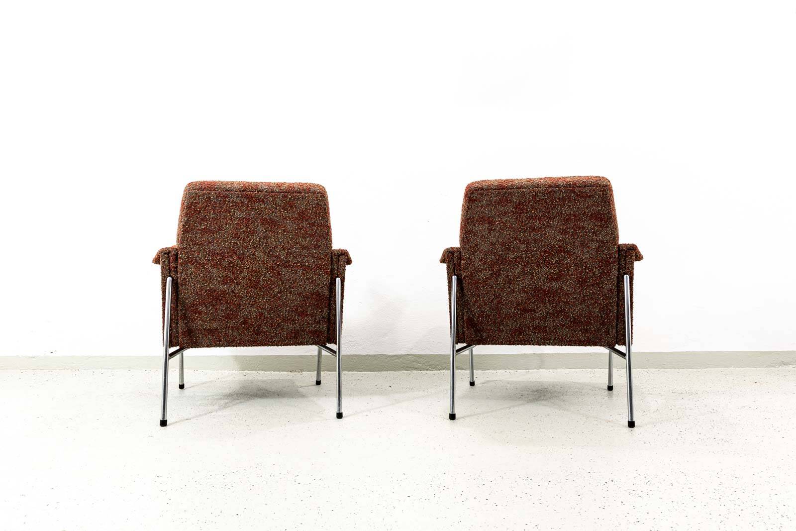 Vintage Armchairs “Bat” Poland, 1960’s, Set Of 2