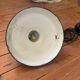 Green metal workshop pendant lamp