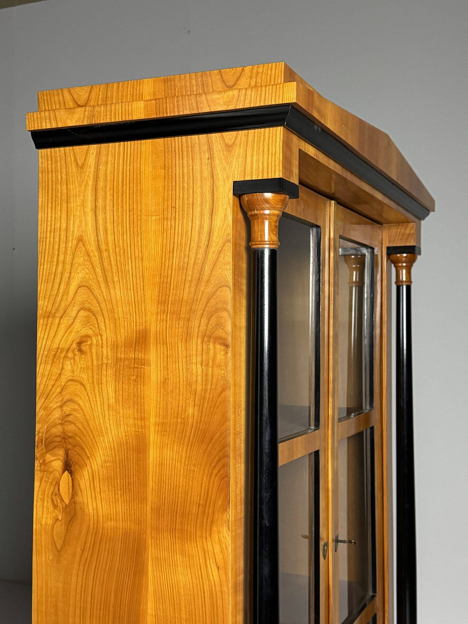 German Biedermeier display cabinet 19th century