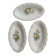Set of 3 ceramic dishes Sarreguemines