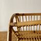 Vintage bamboo magazine rack