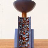 Vintage enamel candlestick