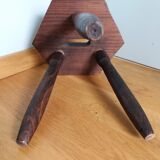 Wooden tripod stool