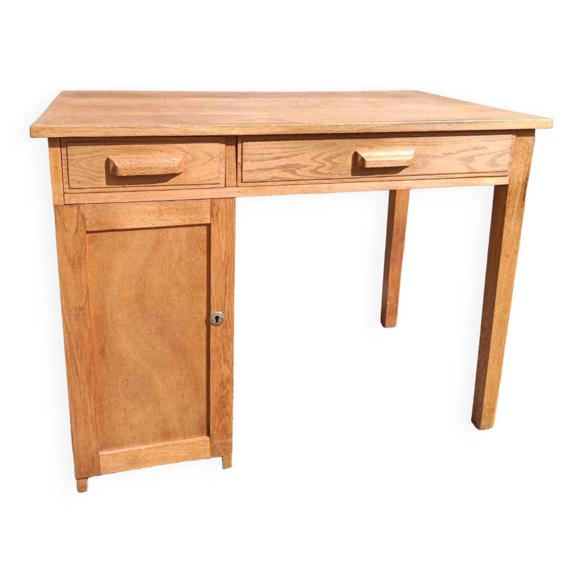 Light oak desk 1950