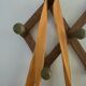 Vintage accordion coat rack