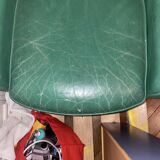 Green club armchair ultra design in contemporary vintage leather