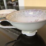 Old German porcelain cup and plate