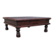 Low Bajot stool in wood, late 19th century