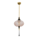 Blown Murano Glass and Brass Pendant Lamp