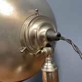 Nickel-plated old heater lamp from Germany, 1920s