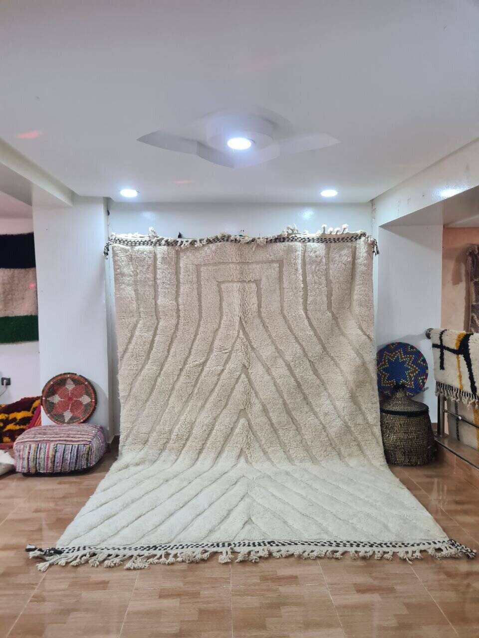 Handmade Beni Ouarain rug 300x200 cm