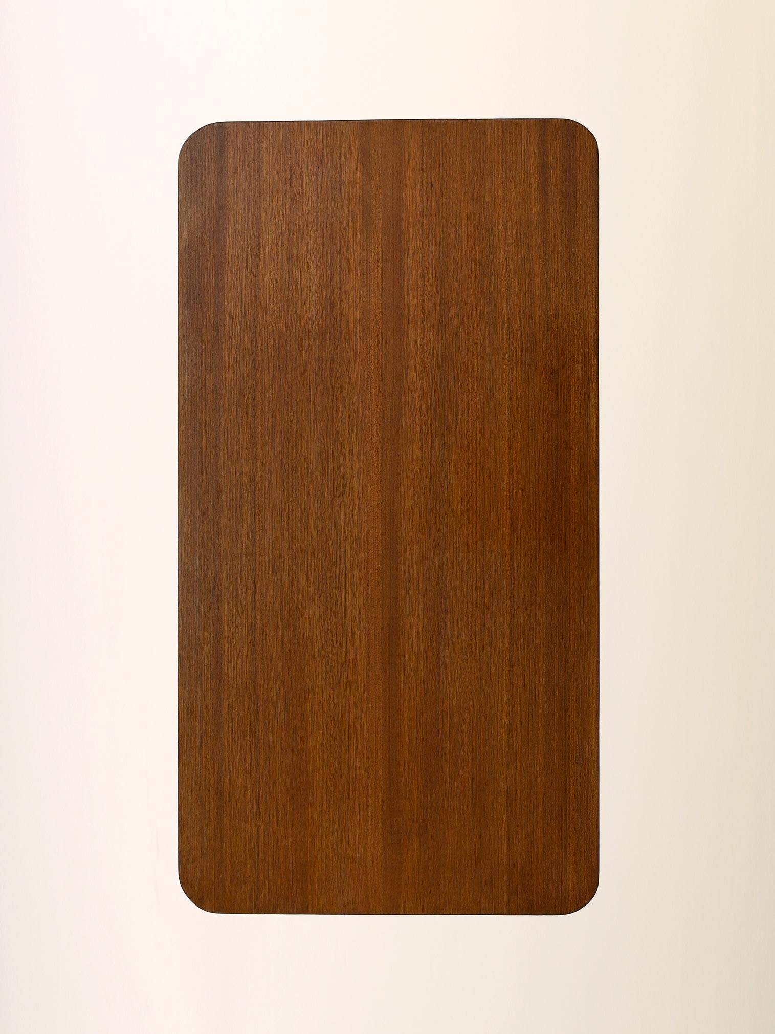 Wooden and metal coffee table