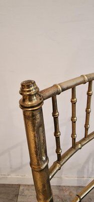 Set of 2 opera chairs in faux bamboo, France, 1940s