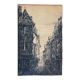 Painting "Rue verrerie Dijon circa 1880" by Paul Deval Ink drawing